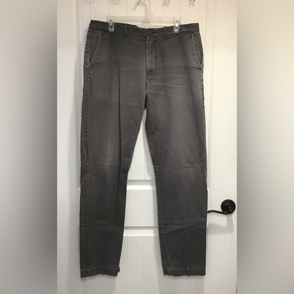 J. Crew Factory Sutton Straight-Leg Cotton Canvas Chino Gray Men’s 36×36 - Picture 1 of 12
